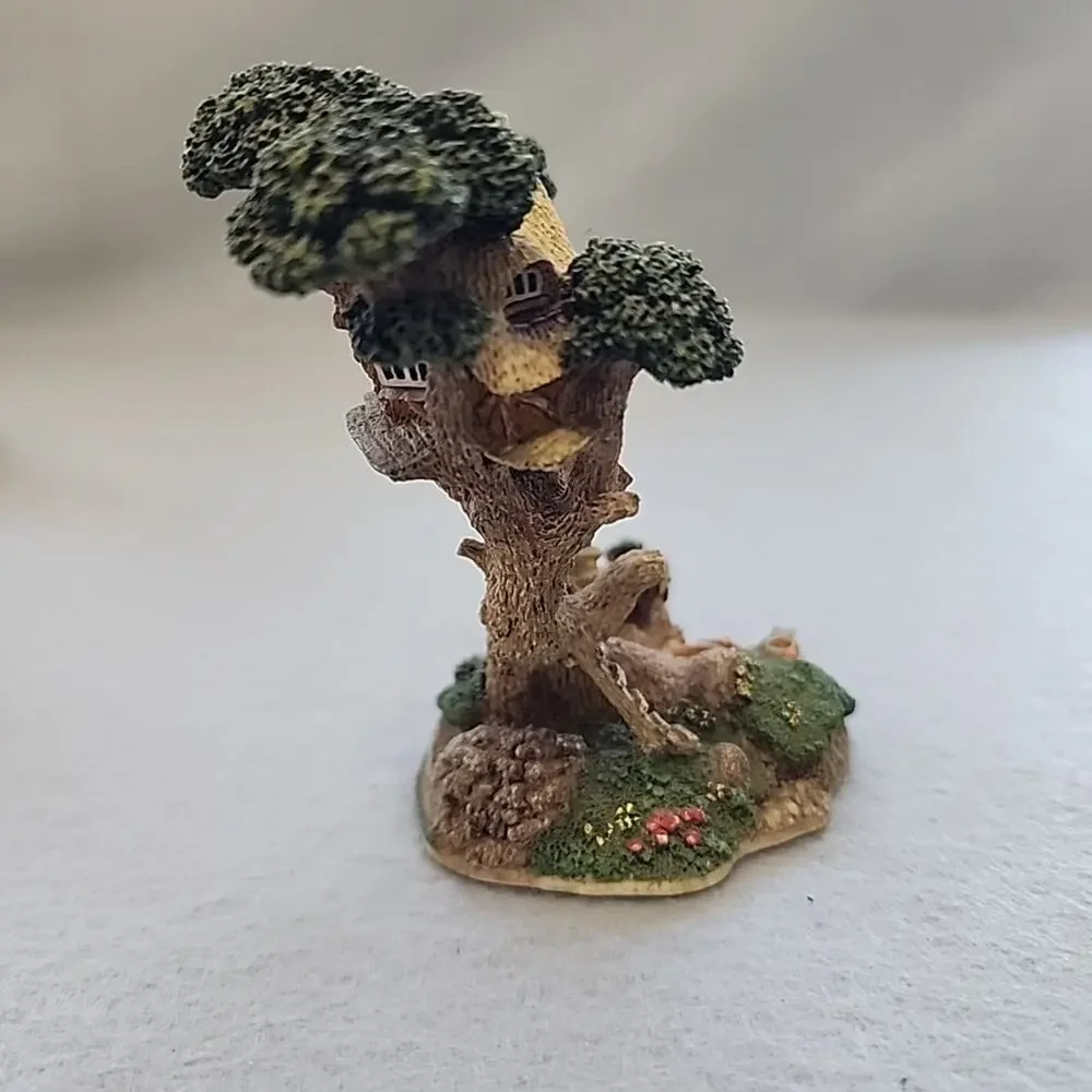 Lot‎ of 4 Woodly Wise Treehouse Cottage Sculptures John Hind Studios Ted Slack